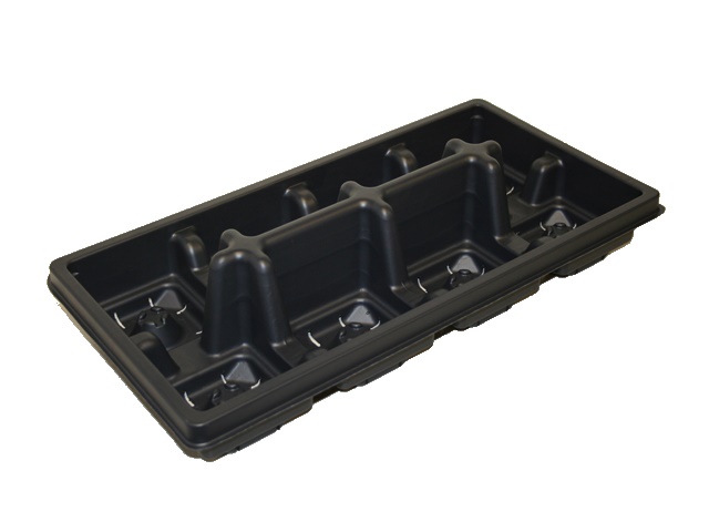 SPT 550 8 Tray Black 25/cs - Carry Trays